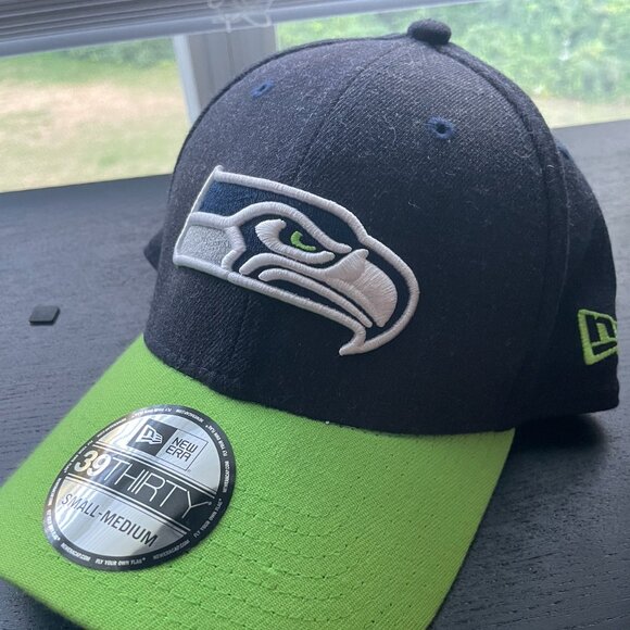 Seattle Seahawks Blue/Green Fitted Hat - Picture 1 of 1